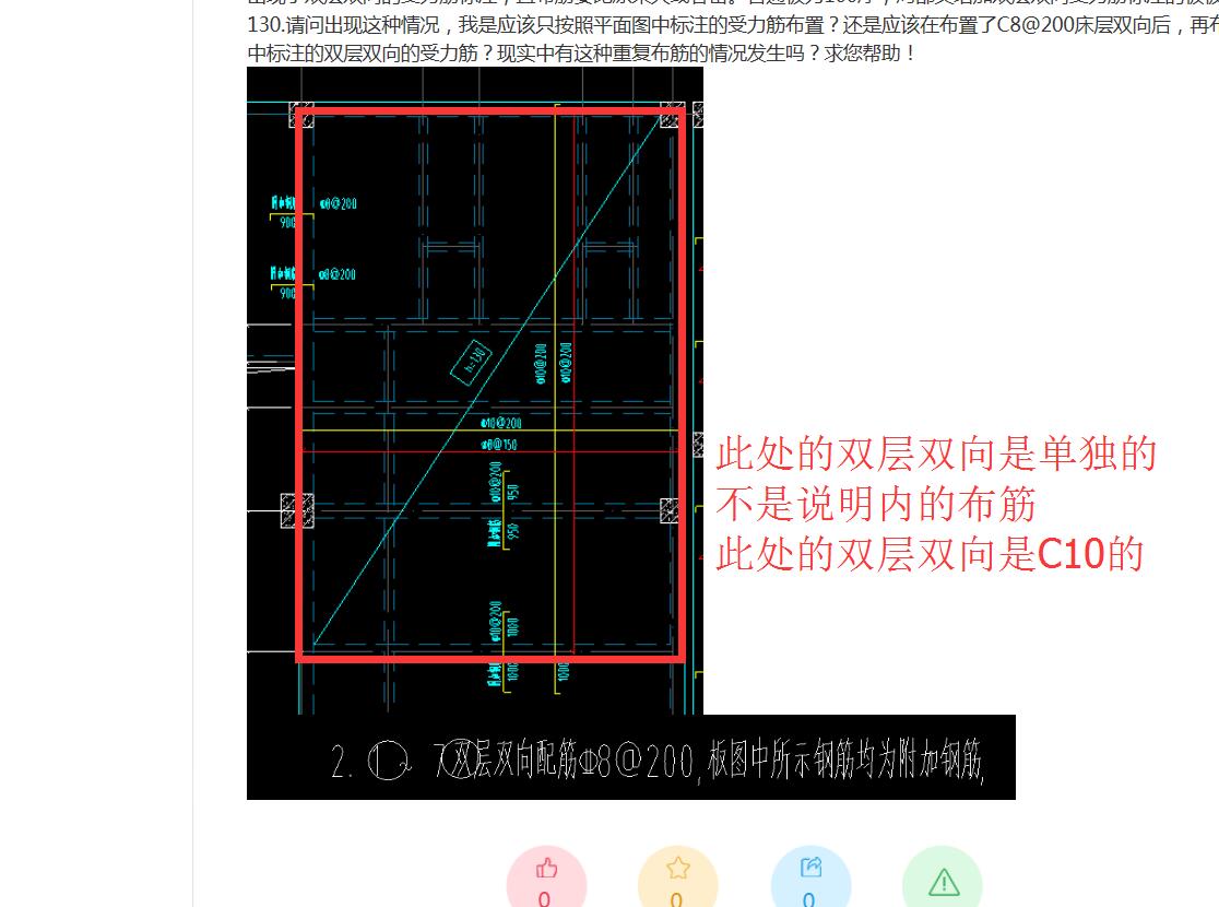 板双层双向钢筋能重复布筋吗? 答疑解惑