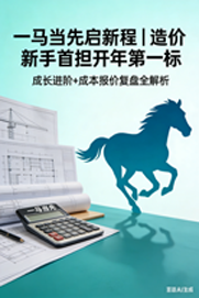 一马当先启新程｜造价新手首担开年第一标，成长进阶+成本报价复盘全解析#马年开年第一标