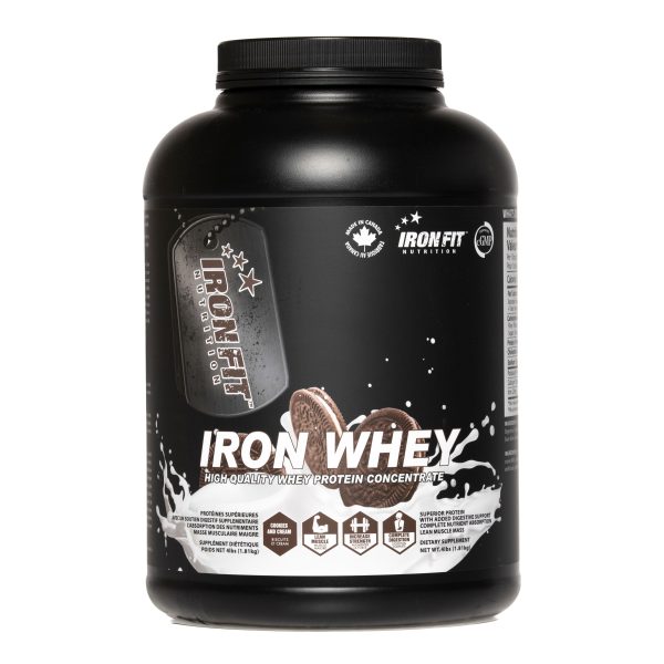 Iron Whey Protein supplement with Digestive support