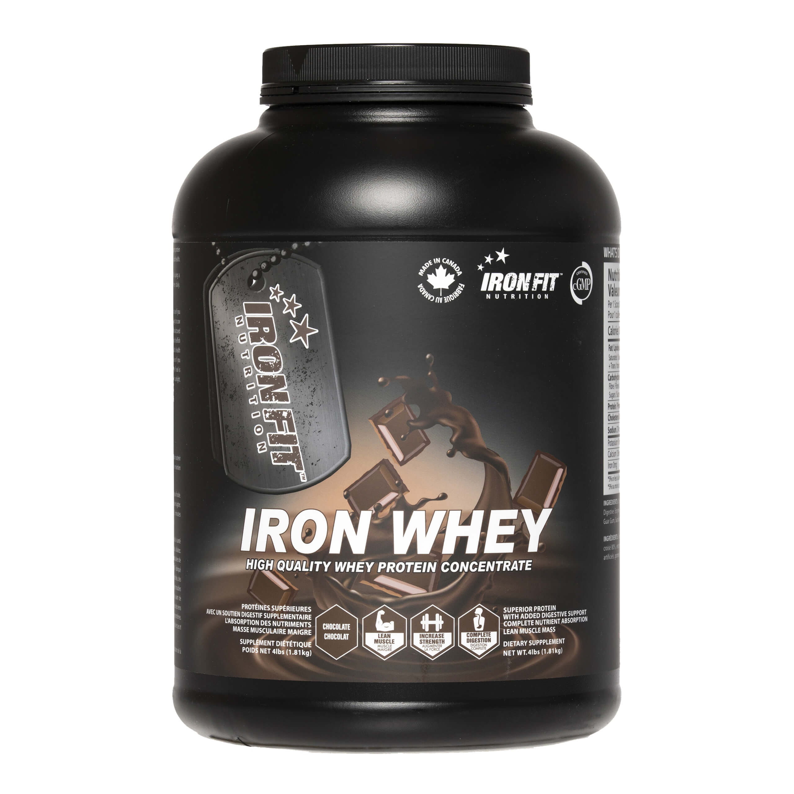 Iron Fit Canada Iron Whey Protein Concentrate Supplement supplier store