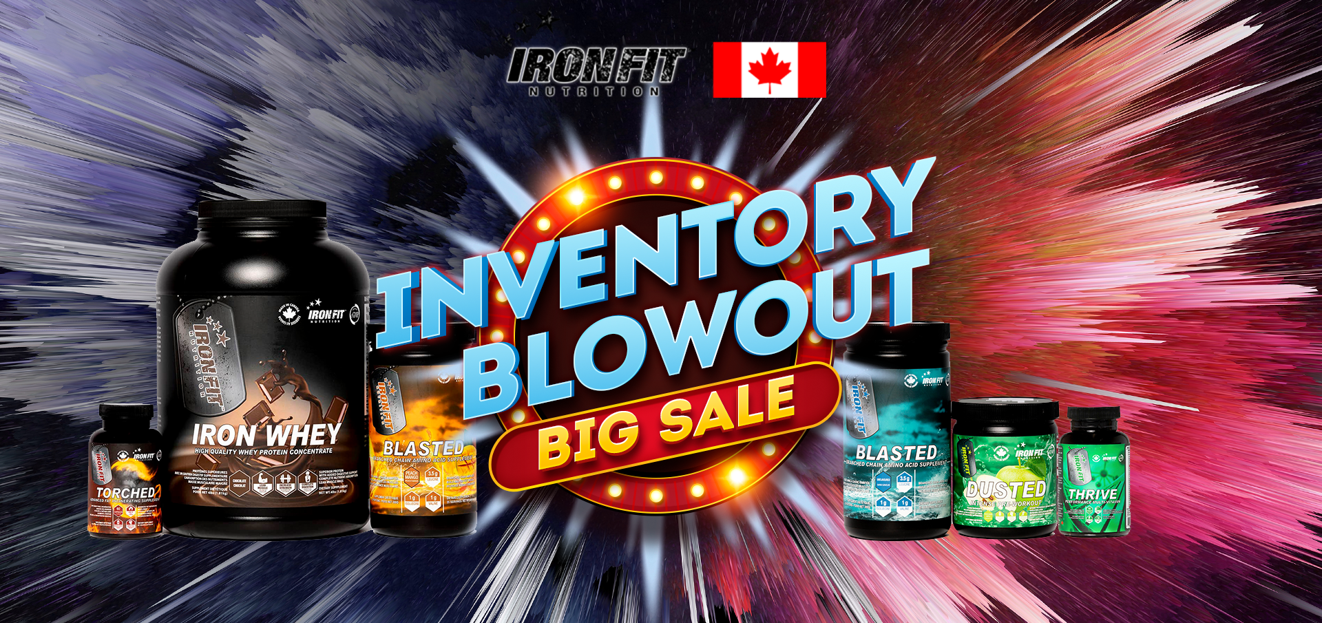 Iron Fit Canada - BLOWOUT sale on Health Supplements in Canada - Free Shipping!
